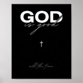 God is altijd goed Inspirerend kunst Poster (Voorkant)