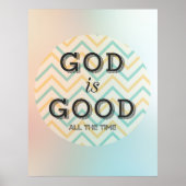 God is altijd goed Inspirerend Poster (Voorkant)