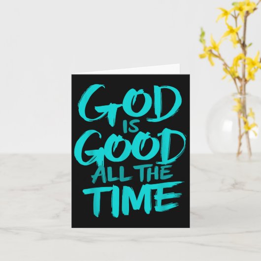 God is altijd goed kaart (Gele Bloem)