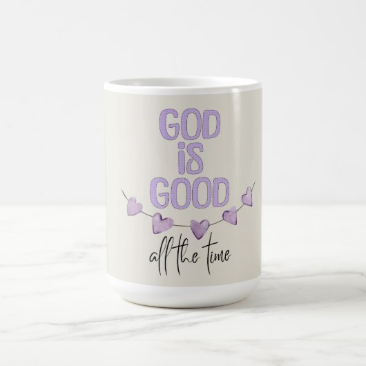 God is altijd goed koffiemok (Center)