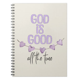 God is altijd goed notitieboek