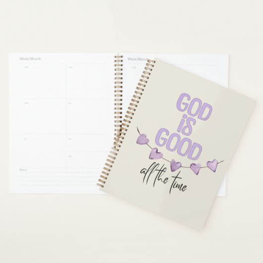 God is altijd goed planner (Display)