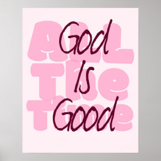 God is altijd goed poster