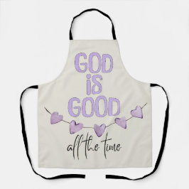 God is altijd goed schort