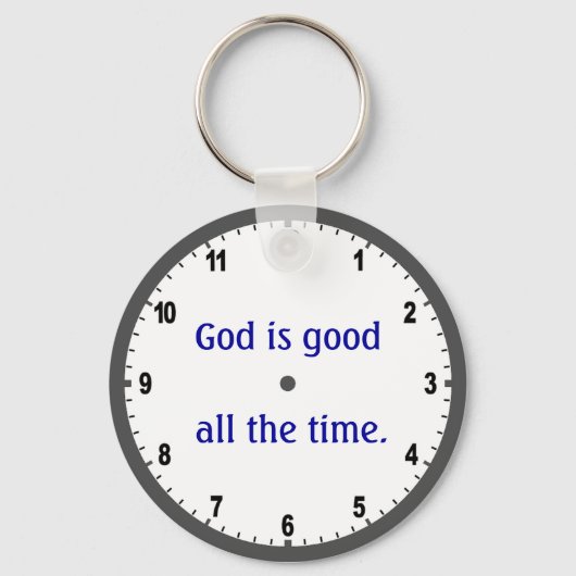 "God is altijd goed" sleutelhanger (Voorkant)