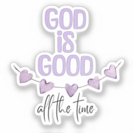 God is altijd goed sticker