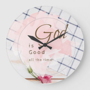 God is altijd goed - Wall Clock Grote Klok