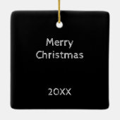 God is altijd met U bent nooit alleen Keramisch Ornament (Achterkant)