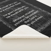 God is altijd met U bent nooit alleen Sherpa Deken (3/4)