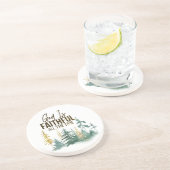 God is altijd trouw zandsteen onderzetter (Zijkant)