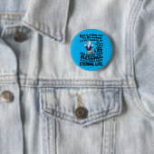 God Is Baas Medewerker Schattige Eend Christelijk Ronde Button 5,7 Cm (In situ)