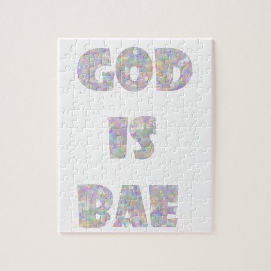 god is bae legpuzzel (Verticaal)