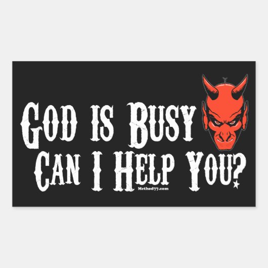 God is Bezige B stickers (Voorkant)