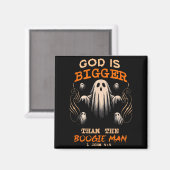 God Is Bigger Soky Season Christian Funny Hallowee Magneet (Voorkant / Achterkant)