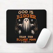 God Is Bigger Soky Season Christian Funny Hallowee Muismat (Met muis)
