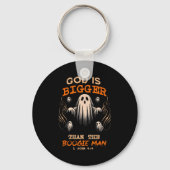 God Is Bigger Soky Season Christian Funny Hallowee Sleutelhanger (Voorkant)