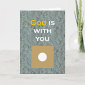 God is bij jou. kaart (Voorkant)