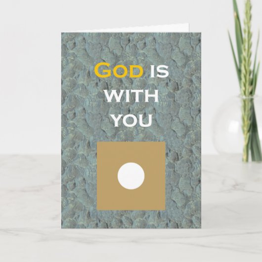 God is bij jou. kaart (Voorkant)