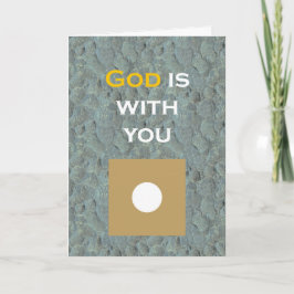 God is bij jou. kaart