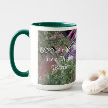 GOD is bij mij als een machtige arrior.