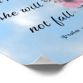 God is binnen haar, bijbelverse, psalm 46 5 poster (Hoek)