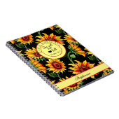 God is binnen haar dat ze geen zonnebloem zal Herf Notitieboek (Rechterzijde)