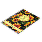 God is binnen haar dat ze geen zonnebloem zal Herf Notitieboek (Linkerzijde)