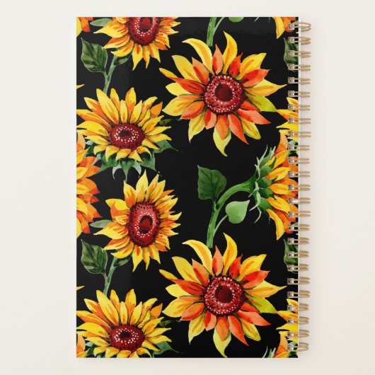 God is binnen haar dat ze geen zonnebloem zal Herf Planner (Achterkant)