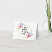 God is binnen haar psalm 46:5 kaart (Voorkant)