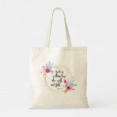 God is binnen haar psalm 46:5 tote bag (Achterkant)