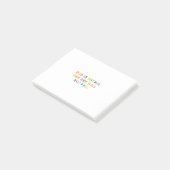 GOD IS BINNEN HAAR ZE ZAL NIET KINDEREN POST-IT® NOTES (Schuin)