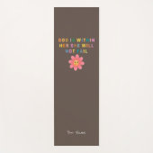 GOD IS BINNEN HAAR ZE ZAL NIET KINDEREN YOGAMAT (Voorkant)