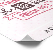 God Is Binnen Haar Zij Zal Niet Vallen FAITH Meisj Poster (Hoek)