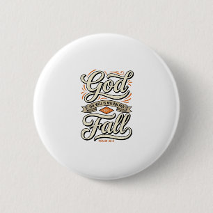 God Is Binnen Haar Zij Zal Niet Vallen Vintage T-s Ronde Button 5,7 Cm