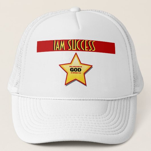 GOD IS BINNEN TRUCKER PET (Voorkant)