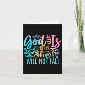 God is binnenin niet Bijbelvers citaat Religieus Kaart
