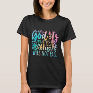 God is binnenin niet Bijbelvers citaat Religieus T-shirt