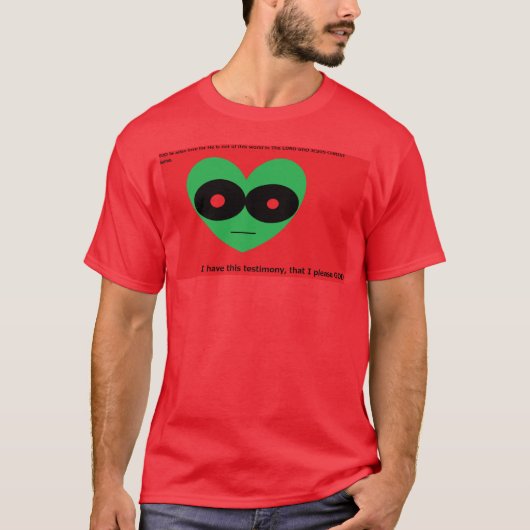 GOD is buitenaardse liefde T-shirt (Voorkant)