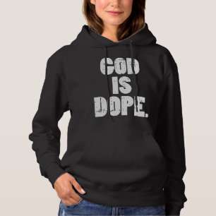 God is de Daus Jezus Christus Religieuze Christeli Hoodie