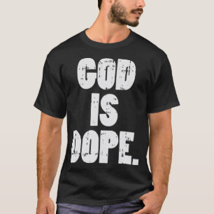 God is de Daus Jezus Christus Religieuze Christeli T-shirt