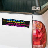 God is de DJ bumper sticker (Op Truck)