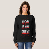 GOD IS DE ENEMY HALLOEEN TRUI (Voorkant volledig)