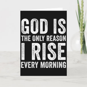 God Is De Enige Reden Dat Ik Opsta, Jezus Christel Kaart
