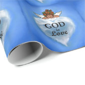 God is de Ethnic Angel Cadeaupapier (Rol Hoek)