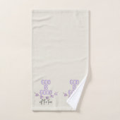 God is de hele tijd goed bad handdoek (Handdoek)