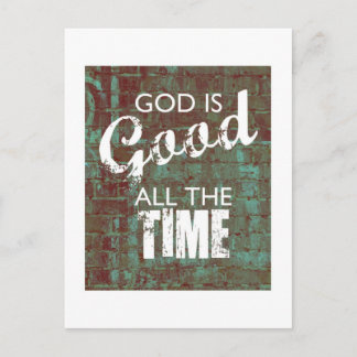 God is de hele tijd goed briefkaart