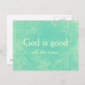 God is de hele tijd goed briefkaart (Voorkant / Achterkant)
