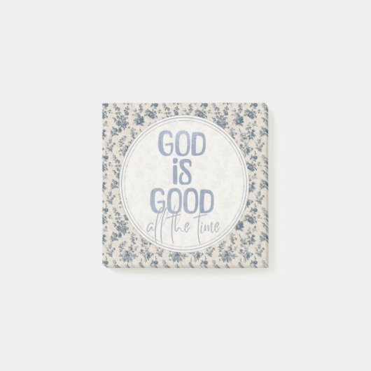 God is de hele tijd goed Christelijke Spreuk Post-it® Notes (Voorkant)