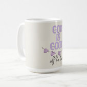 God is de hele tijd goed koffiemok (Voorkant links)