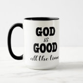 God is de hele tijd goed mok (Links)